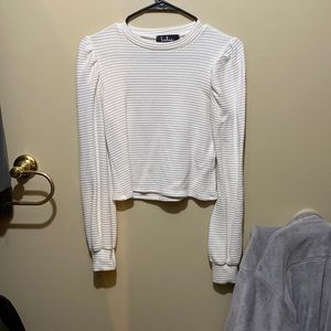 Size Small white long sleeve lulus top
